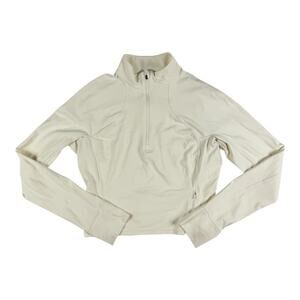 CRZ YOGA Butterluxe Half Zip Cropped Long Sleeve Top Women’s Size S M